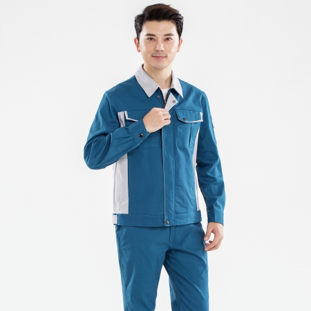 五金行业工作服
上衣
