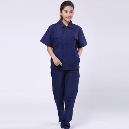 工作服男款夏装