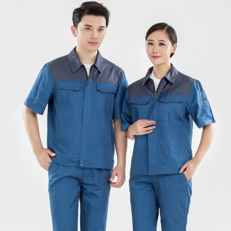 夏装短袖工作服